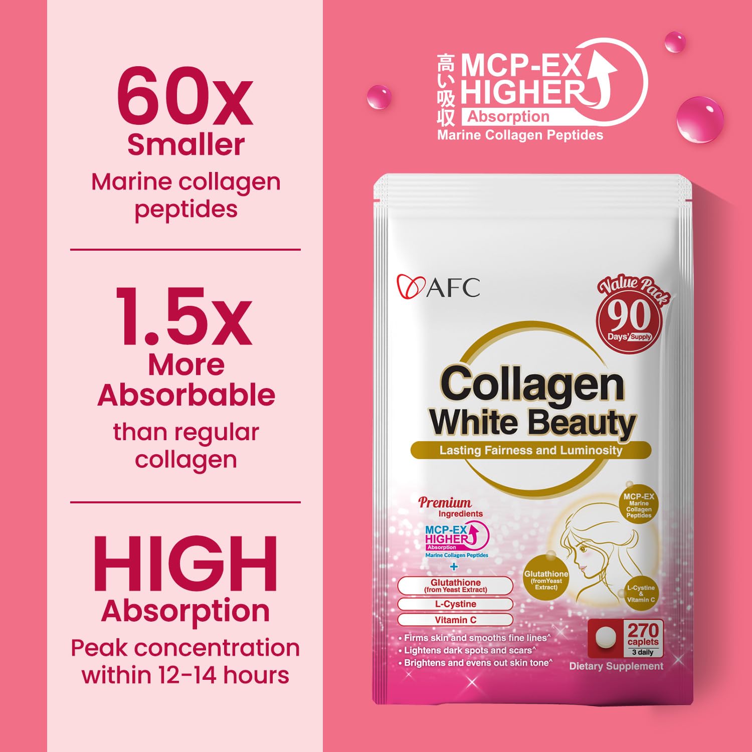Nutrition facts and serving size on product label