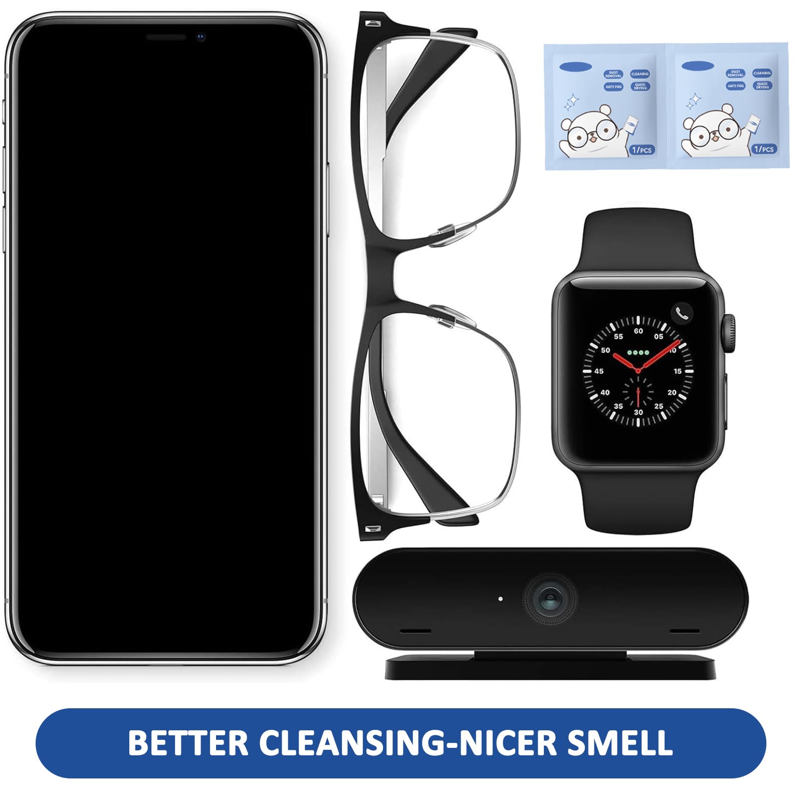 Affordable, practical anti-fog eyeglass wipes