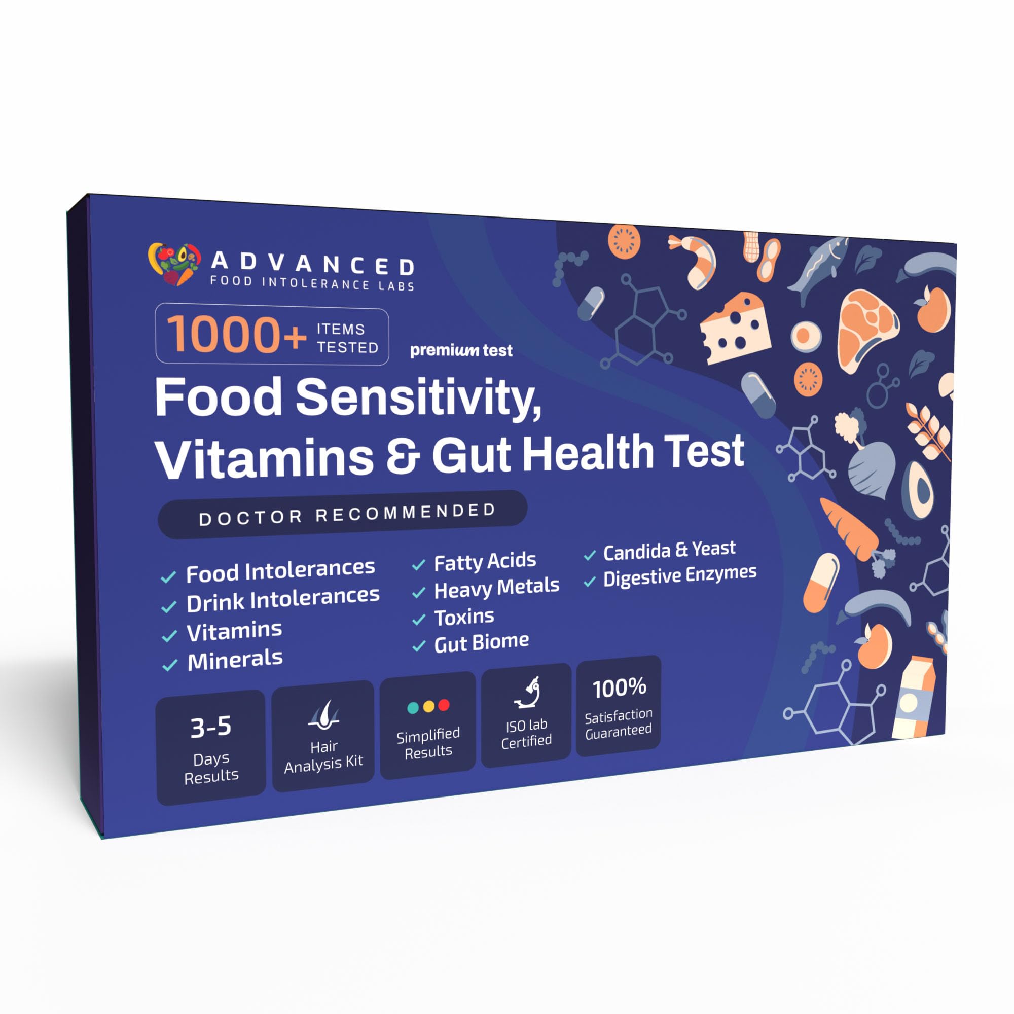 AFIL Premium Food Sensitivity Test Kit packaging