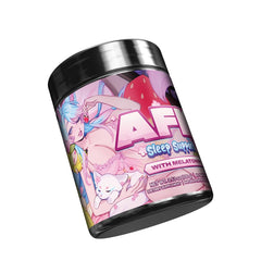 Close-up of AFK+® packaging highlighting Magnesium and Melatonin