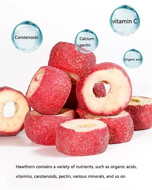 Freeze-dried hawthorn slices with soft texture