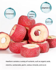 Freeze-dried hawthorn slices with soft texture