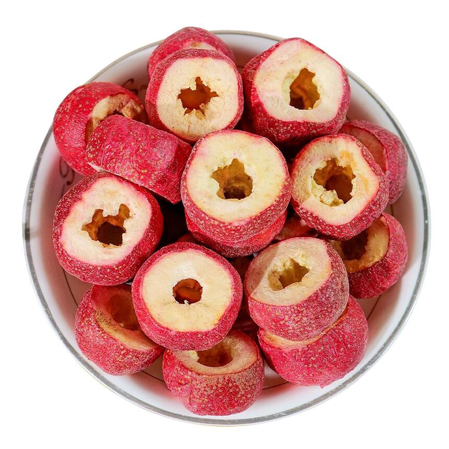 Dried whole hawthorn fruit, seedless and pitted, 480g