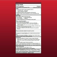 Afrin spray pump head demonstrates measured-dose administration for consistent relief