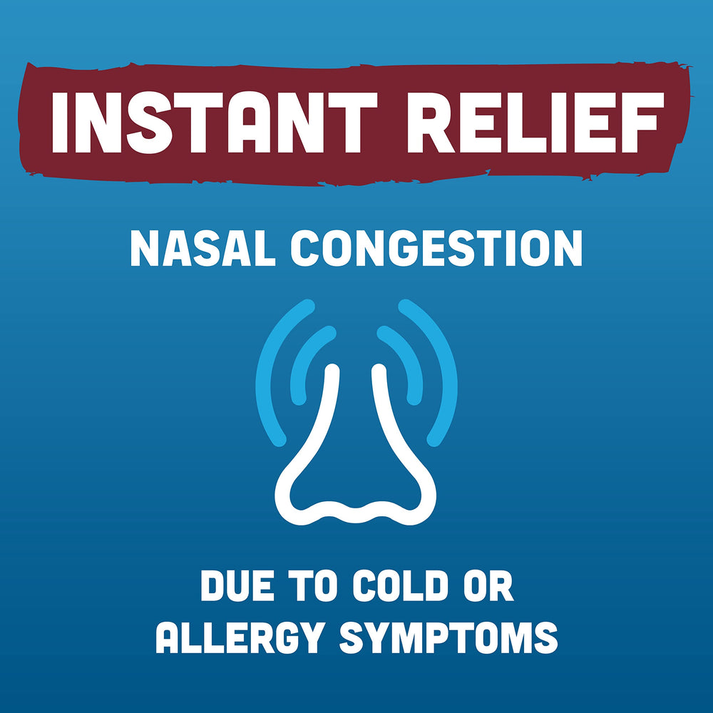 Afrin sinus pressure relief image highlighting easier breathing.