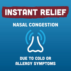 Afrin sinus pressure relief image highlighting easier breathing.