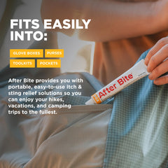 After Bite Xtra Formula bee-bite-relief protection in a compact packet