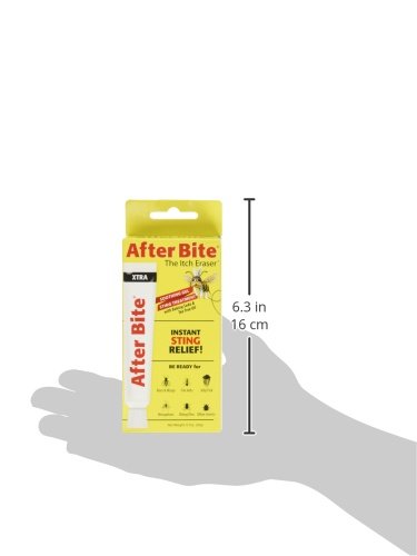 After Bite Xtra travel-size-tube shows compact design for travel relief.