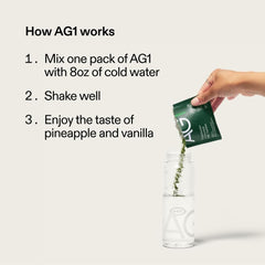 AG1 Classic Formula box and sachets