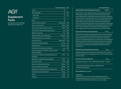 AG1 ingredients list and components