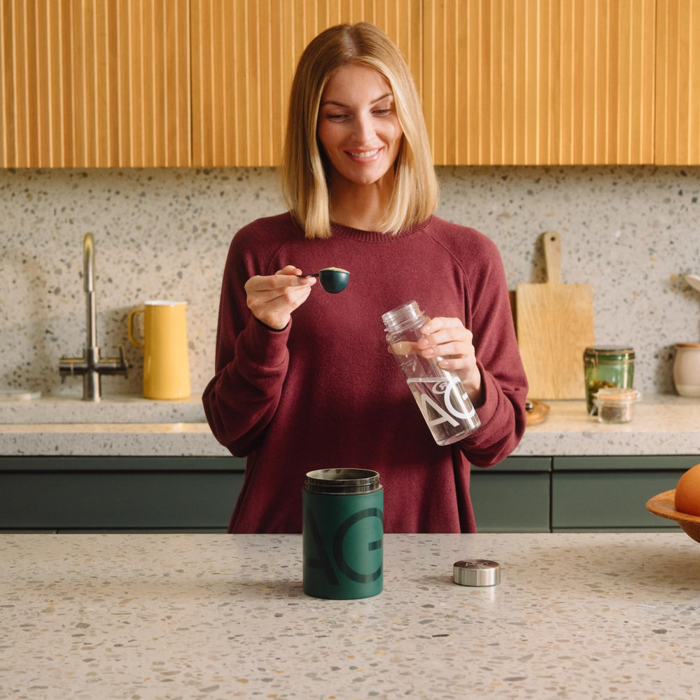 AG1 Omega3 Softgels ingredients list closeup communicates formulation details