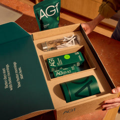 AG1 Omega3 Softgels wild-caught fish source visual highlights sustainable origins