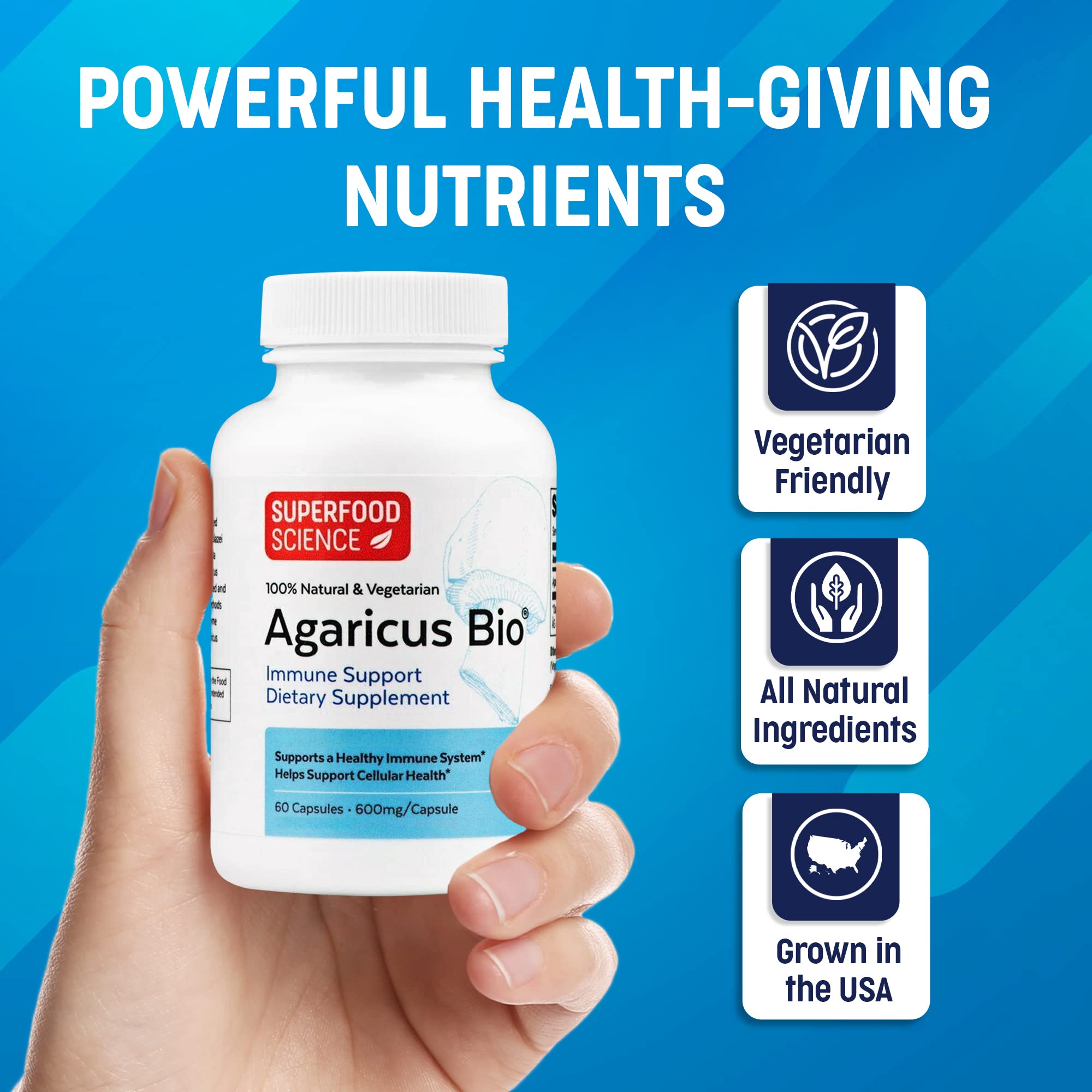 Beta-glucans content emphasis for Agaricus Bio 600mg - image 04