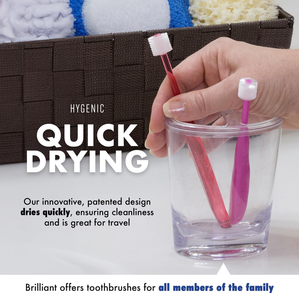 Toothbrush size suitable for ages 2-5 years