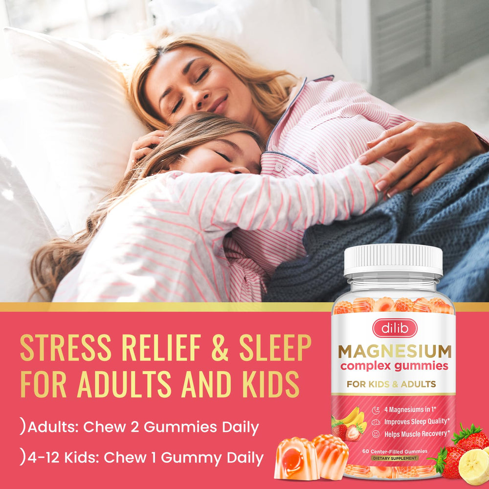 Gummy serving guidelines for ages 4-12 and 12 and up