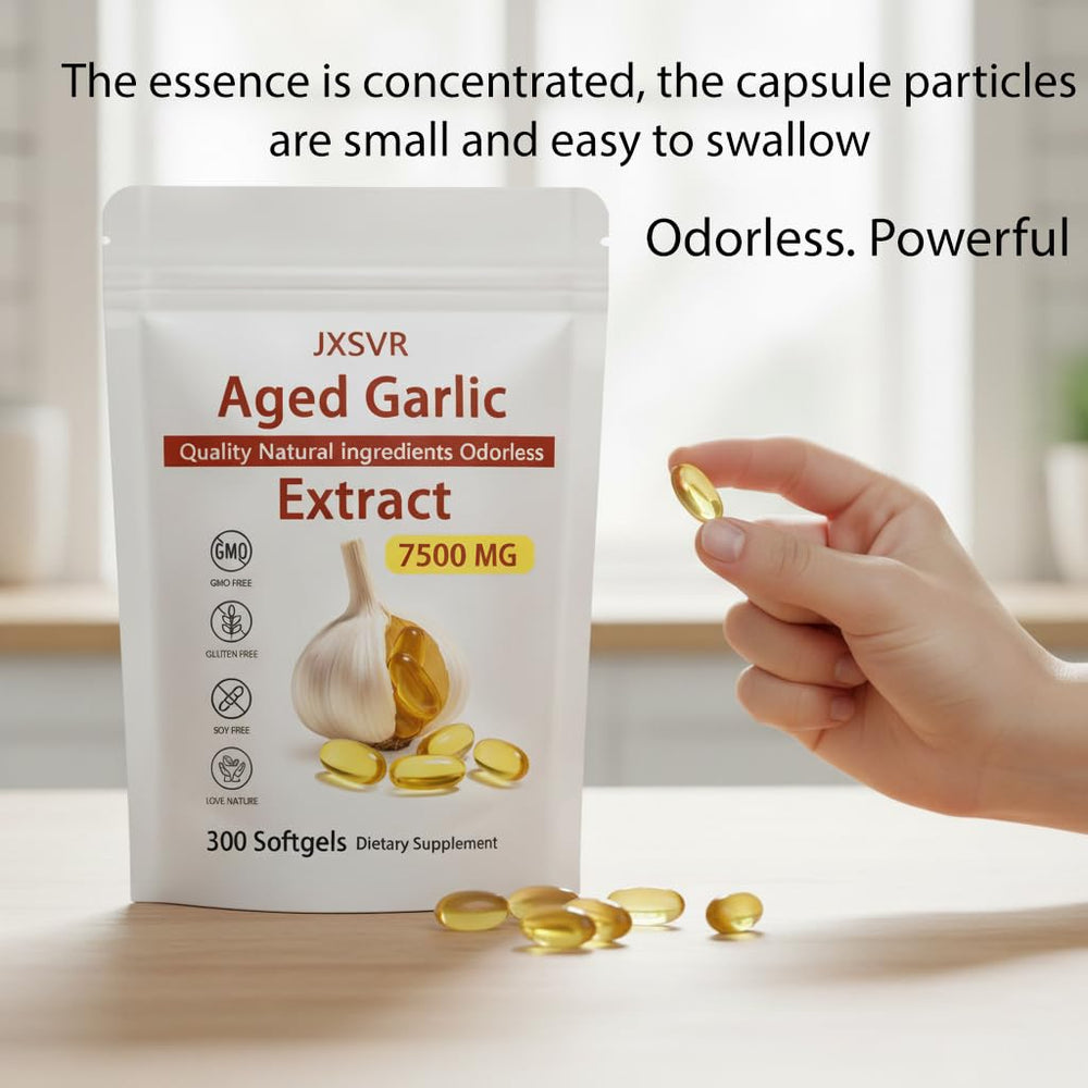 Concept image linking heart and immune health with garlic