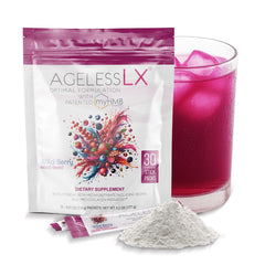 Product image: AgelessLX Wild Berry powder front