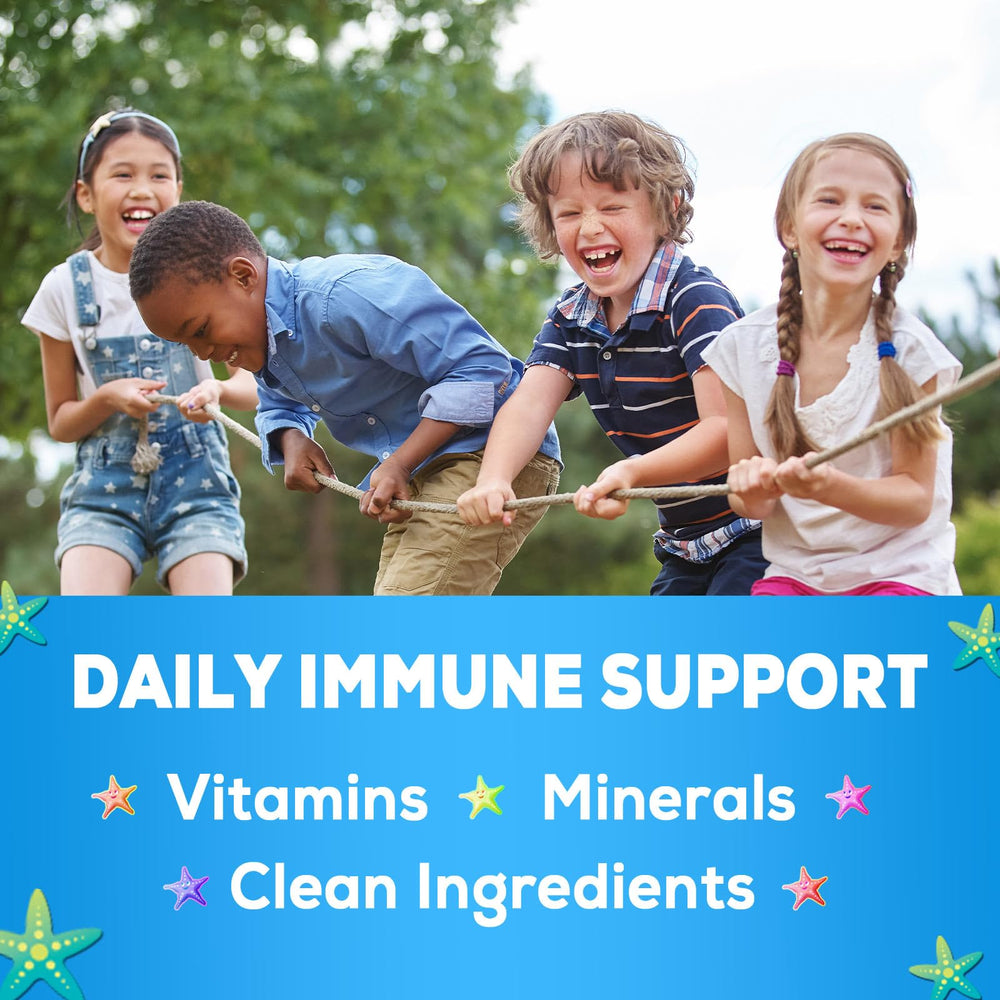 Gummies suitable for children ages 4 and up