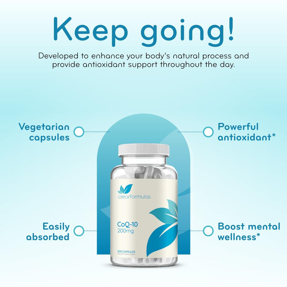 CoQ10 200mg aging support capsules