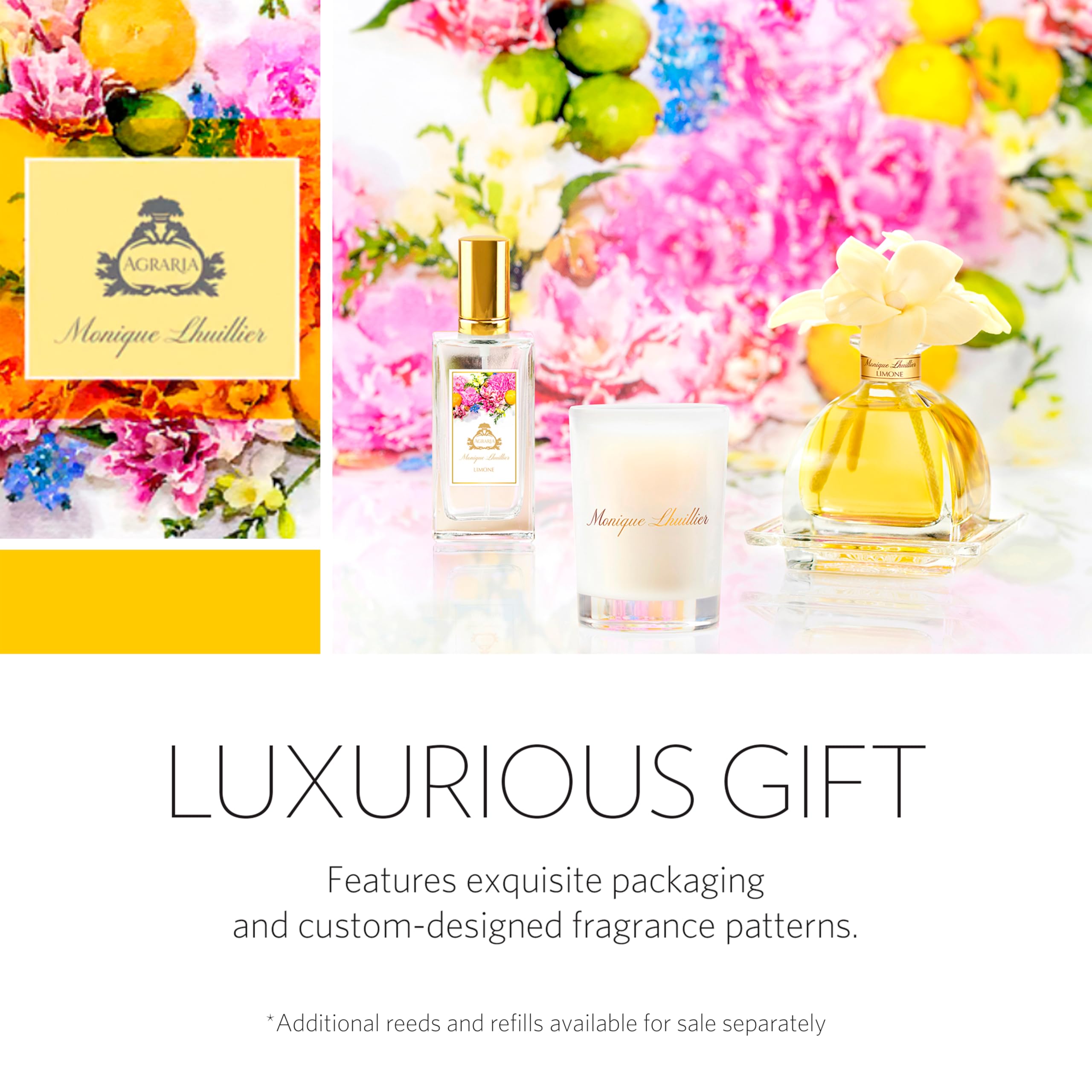 Dried sola flowers featured in AGRARIA AirEssence diffuser set