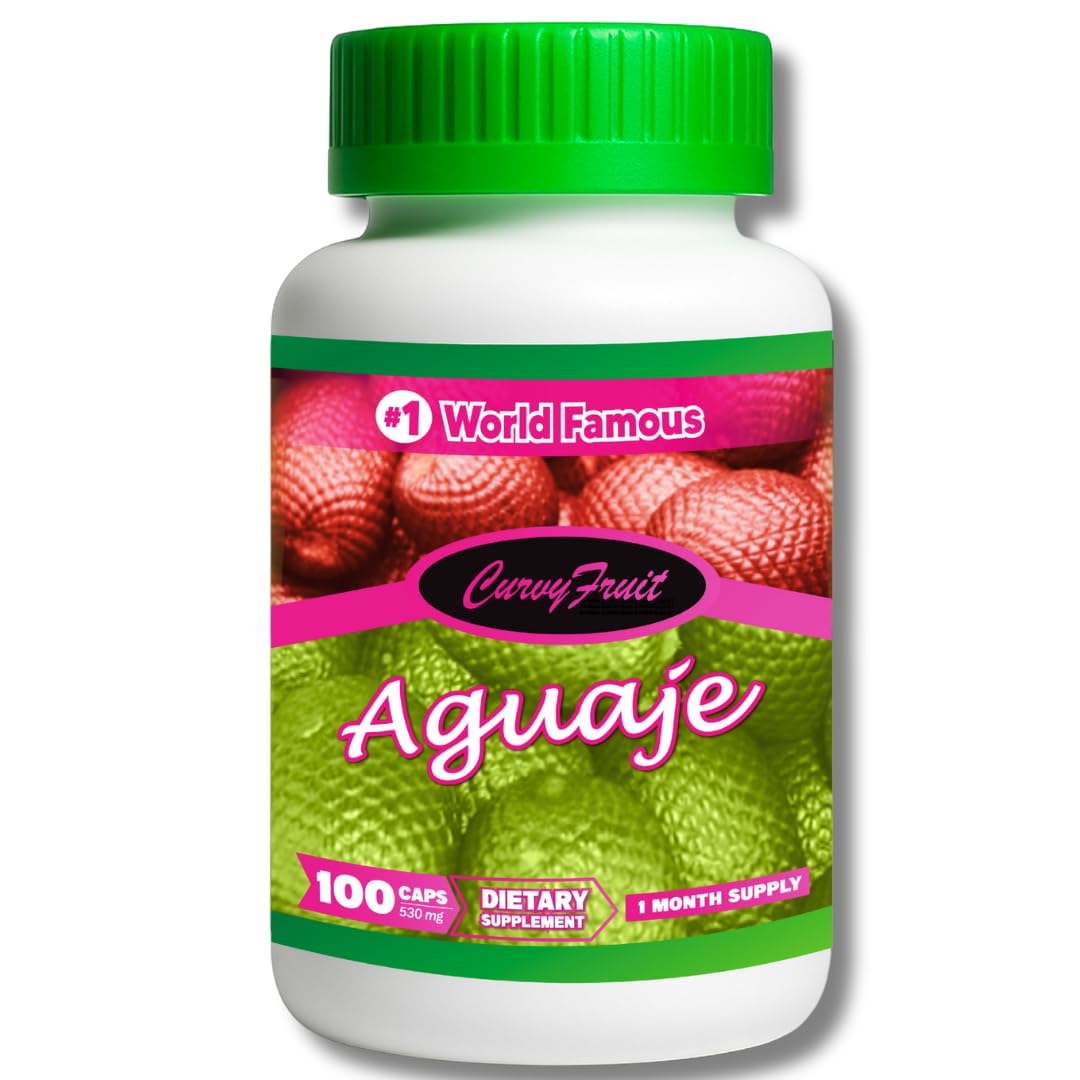 Original Aguaje CurvyFruit bottle – 550 mg, 100 capsules