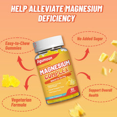 Pineapple-flavored Agumoon magnesium gummies