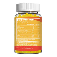 Supplement facts panel for Agumoon Magnesium Complex Gummies