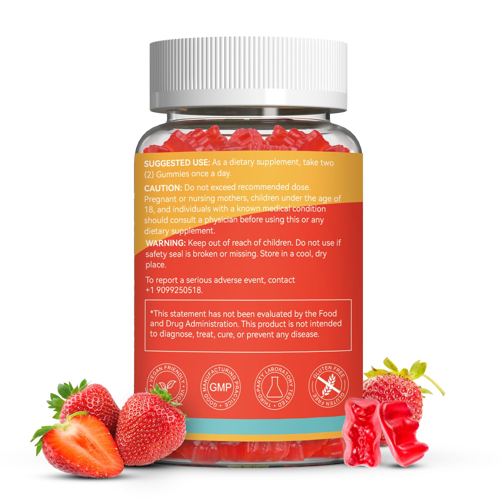 Concept image showing immune and bone health support