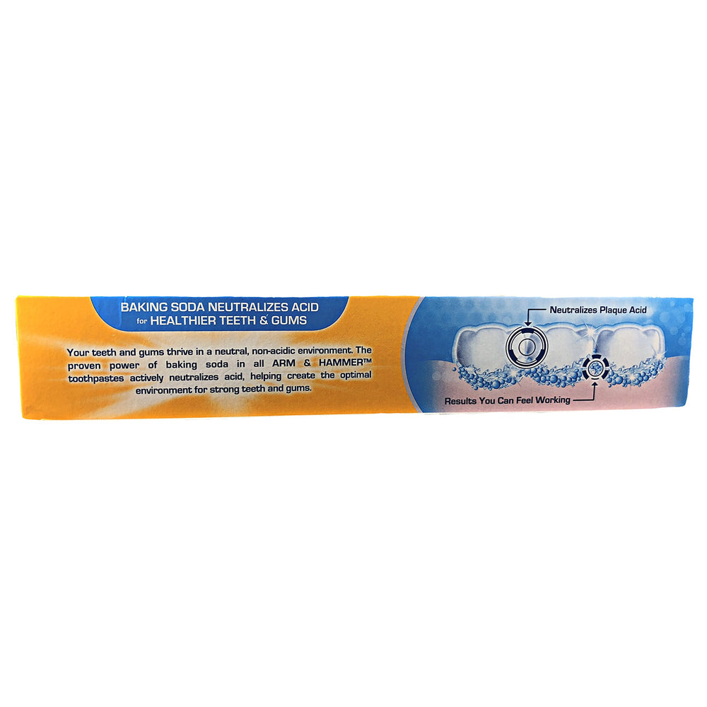 Boxed set of five A&H Peroxicare Tart toothpaste tubes