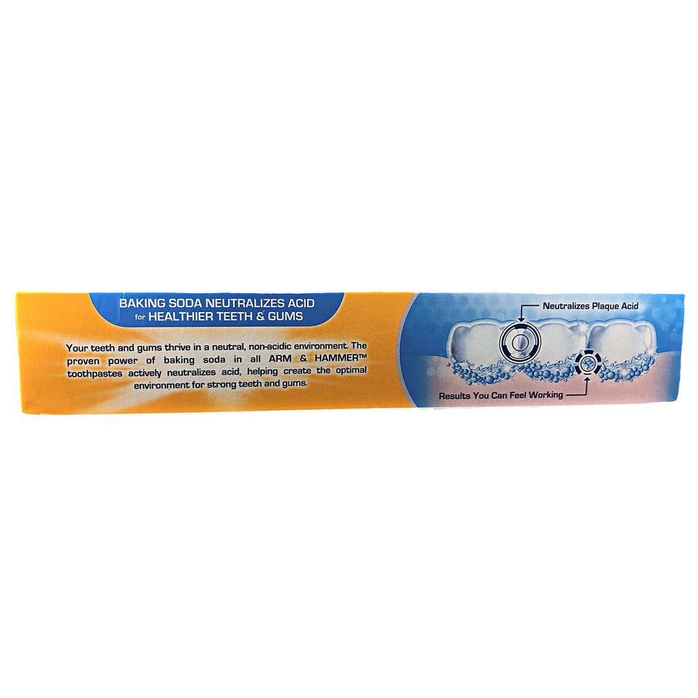 Tartar control label on A&H Peroxicare Tart pack of 5 tubes