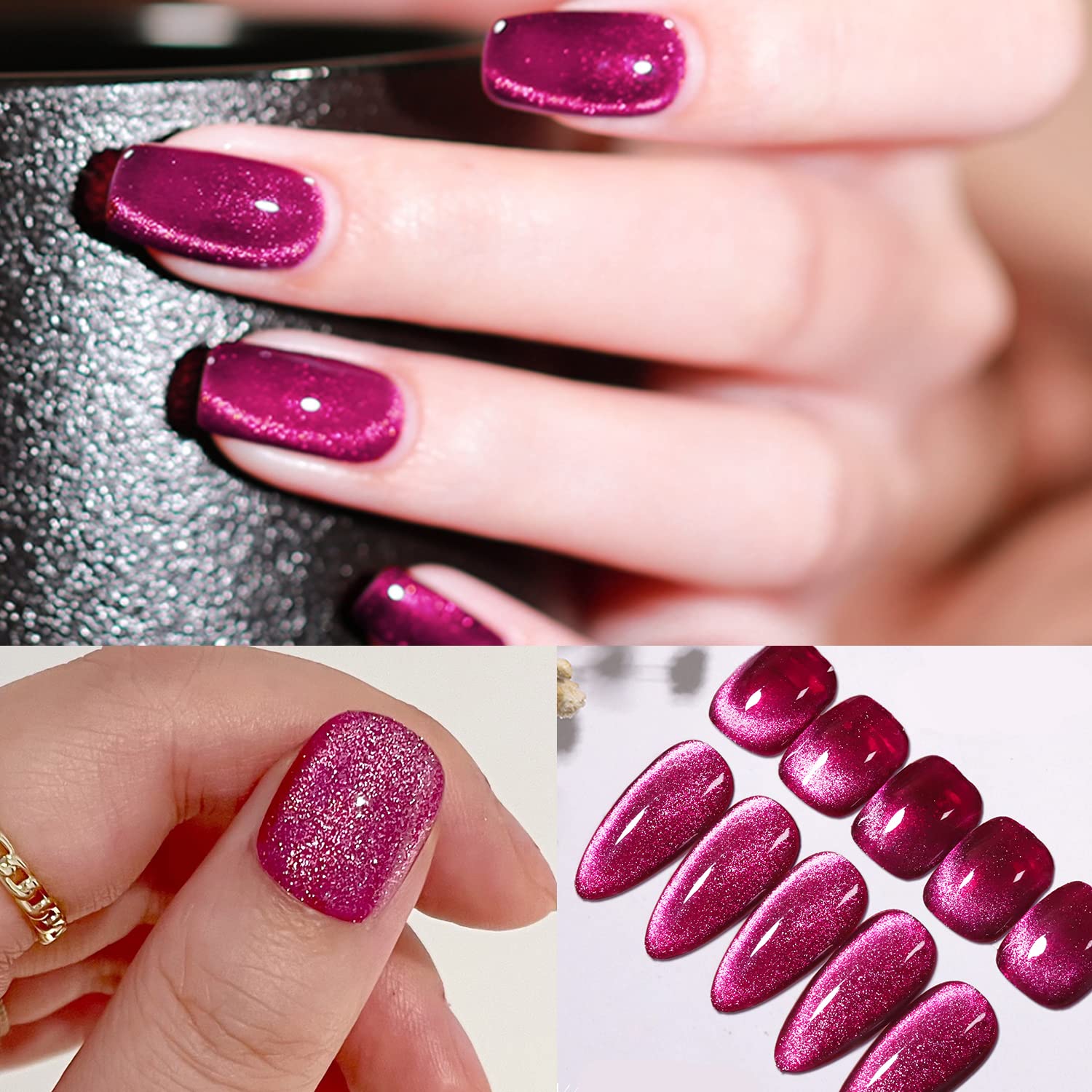 AHAMIOU icy magnetic gel offers smooth application and high color saturation