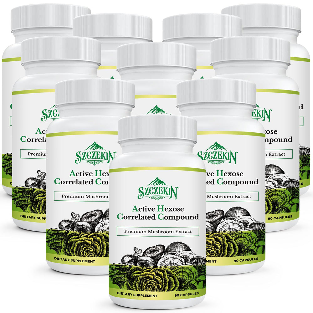 AHCC 1500 mg immune support supplement bottle
