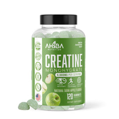 Ahiba Nutrition Creatine Gummies front bottle label