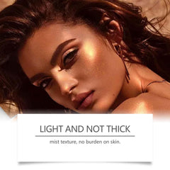 AHJISL fine glitter particles blend smoothly into skin