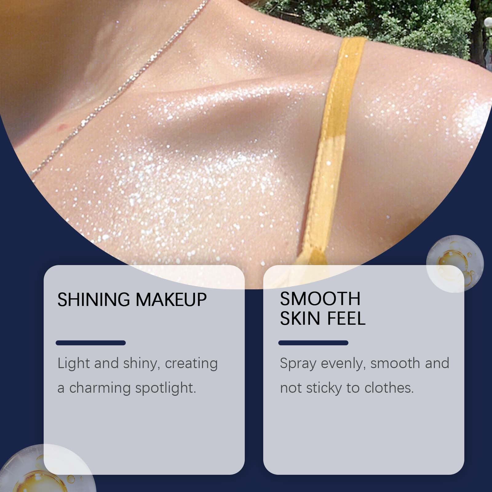 AHJISL shimmering glitter on clothing creates party-ready look