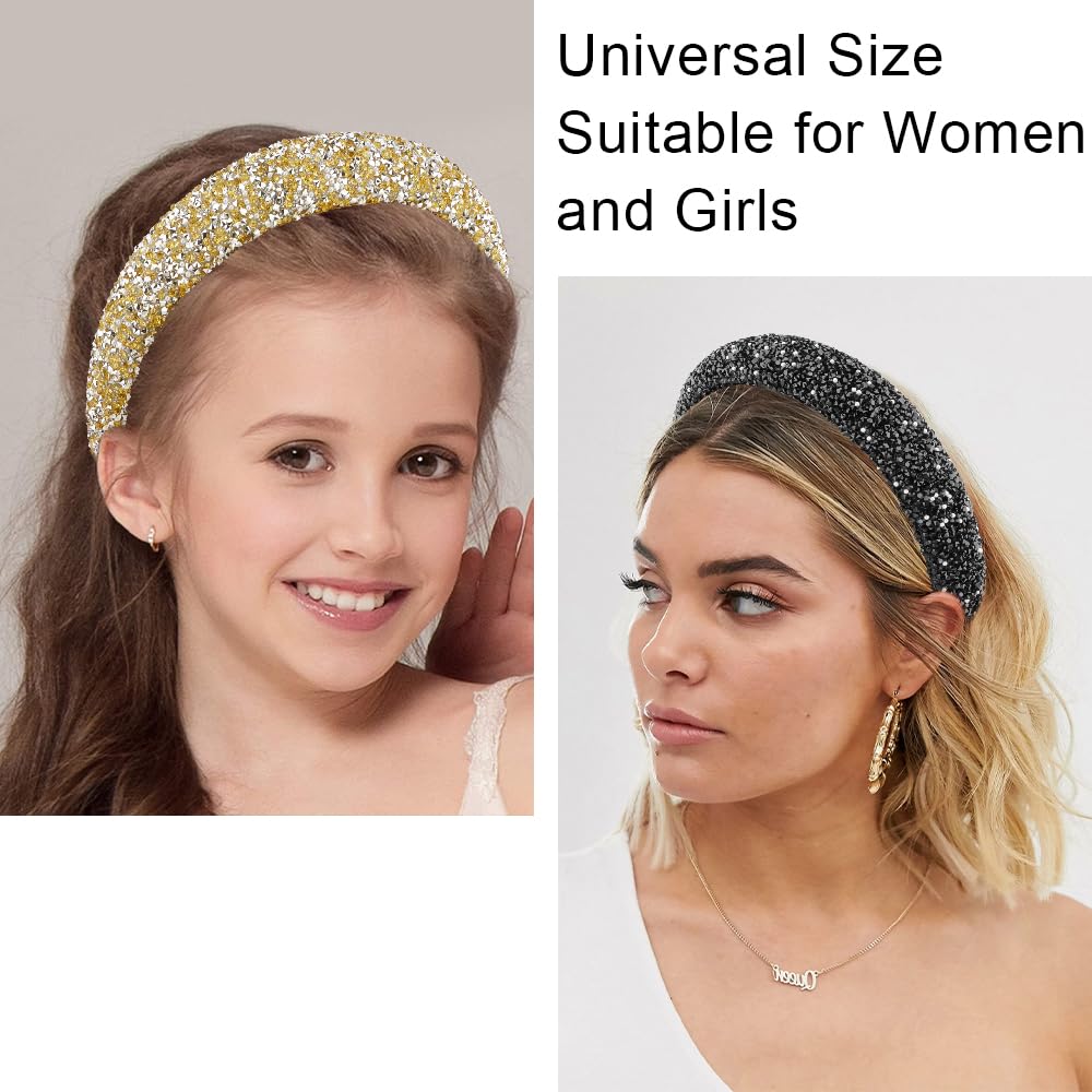 AHONEY daily glam headband pairs with casual and formal outfits.