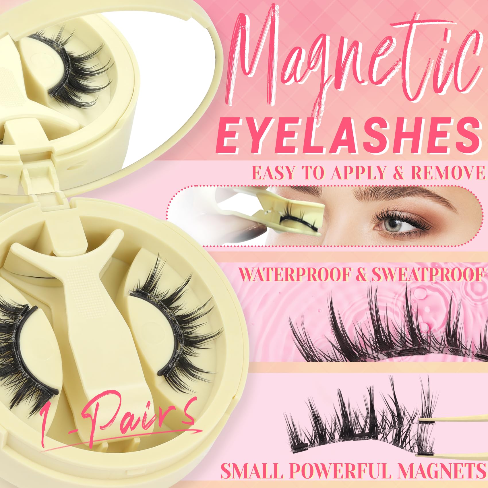 Ahrikiss reusable lashes invite eco-friendly, multiple-use styling.