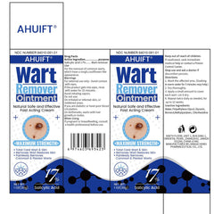 AHUIFT packaging image displays complete wart remover kit for convenient home use
