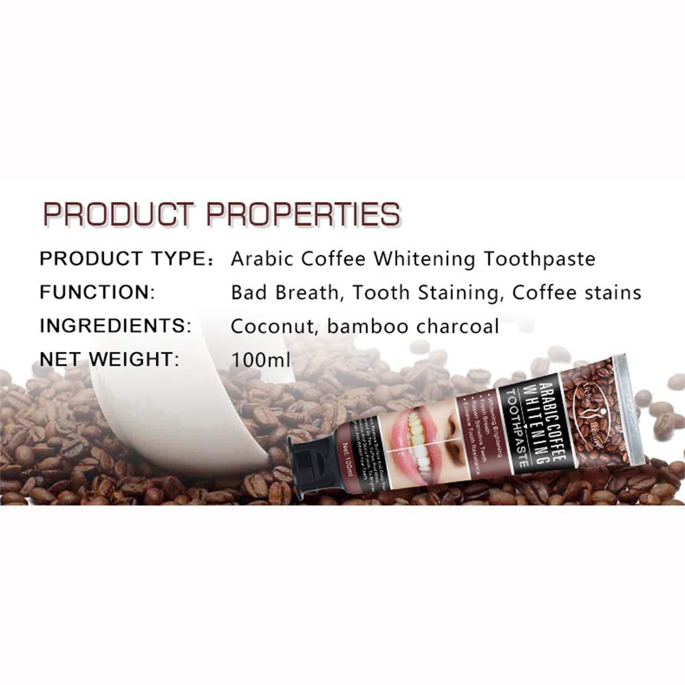 Tooth surface being polished by whitening toothpaste