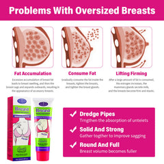 Close-up of AICHUN Beauty Breast Reduction Cream tube