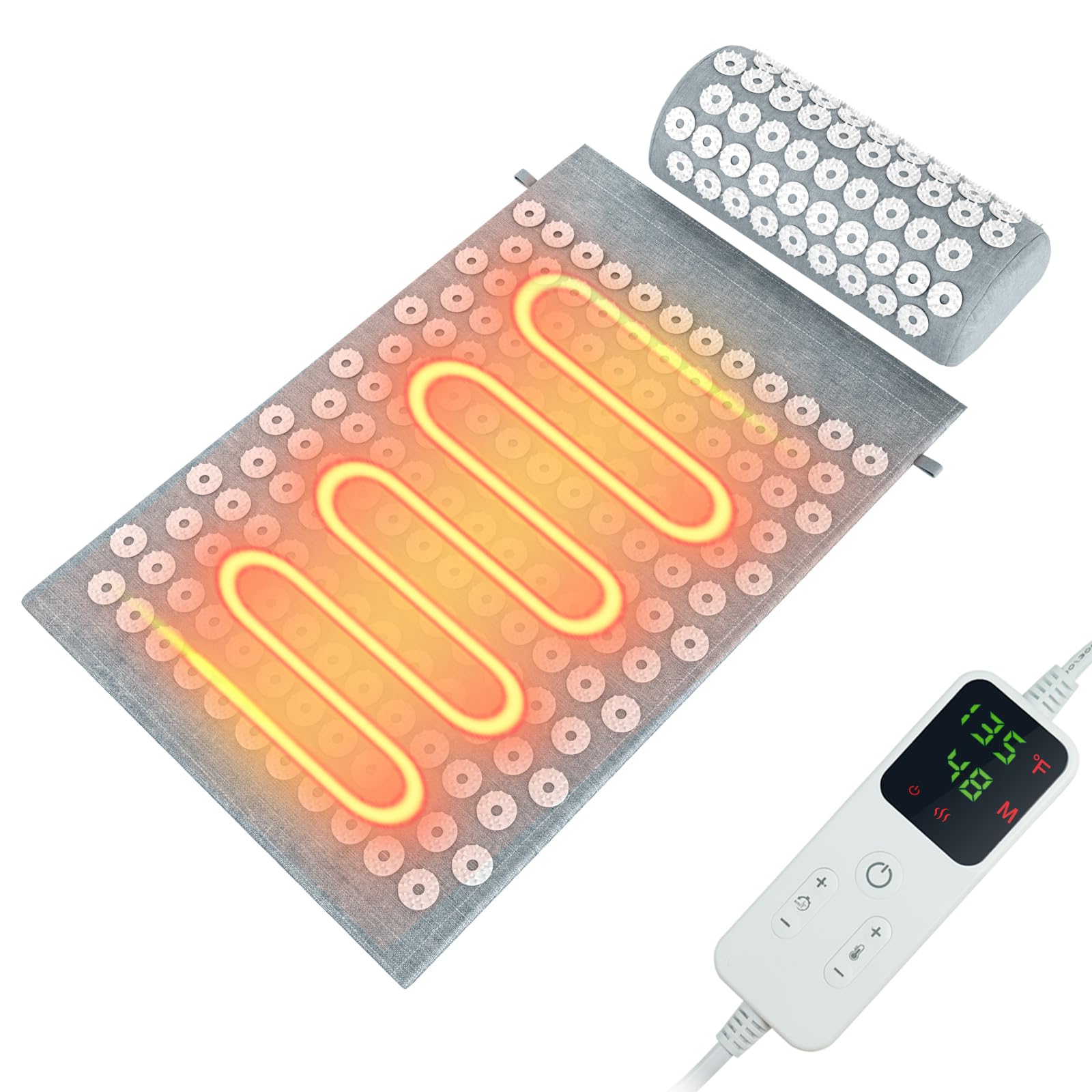 Front view of AICNLY Acupuncture Heating Mat