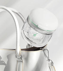 Included mirror and cleaning brush with the Aidarmoll kit