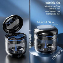 Open retainer case showing inner space and drain tray