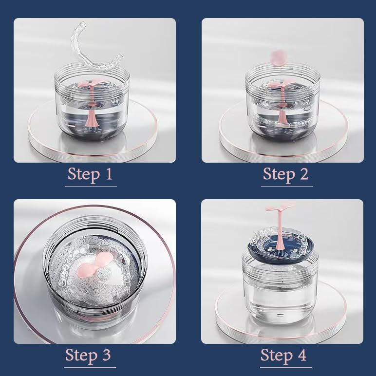 Silicone drain tray inside the retainer case