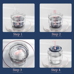 Silicone drain tray inside the retainer case