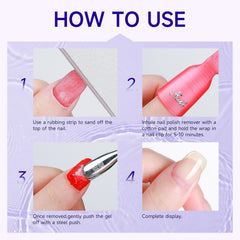 AIJIMEI daily-use nail remover helper aids routine polish removal.