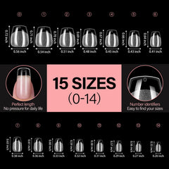 AILLSA 15 sizes ensure precise fit with no trimming needed