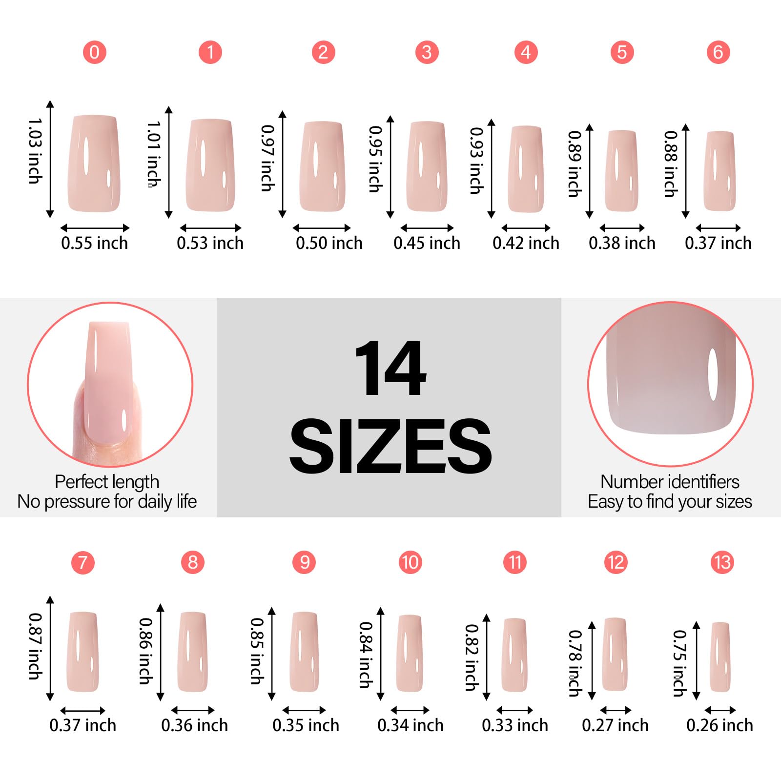 AILLSA gift box includes 140 tips for easy DIY nails.