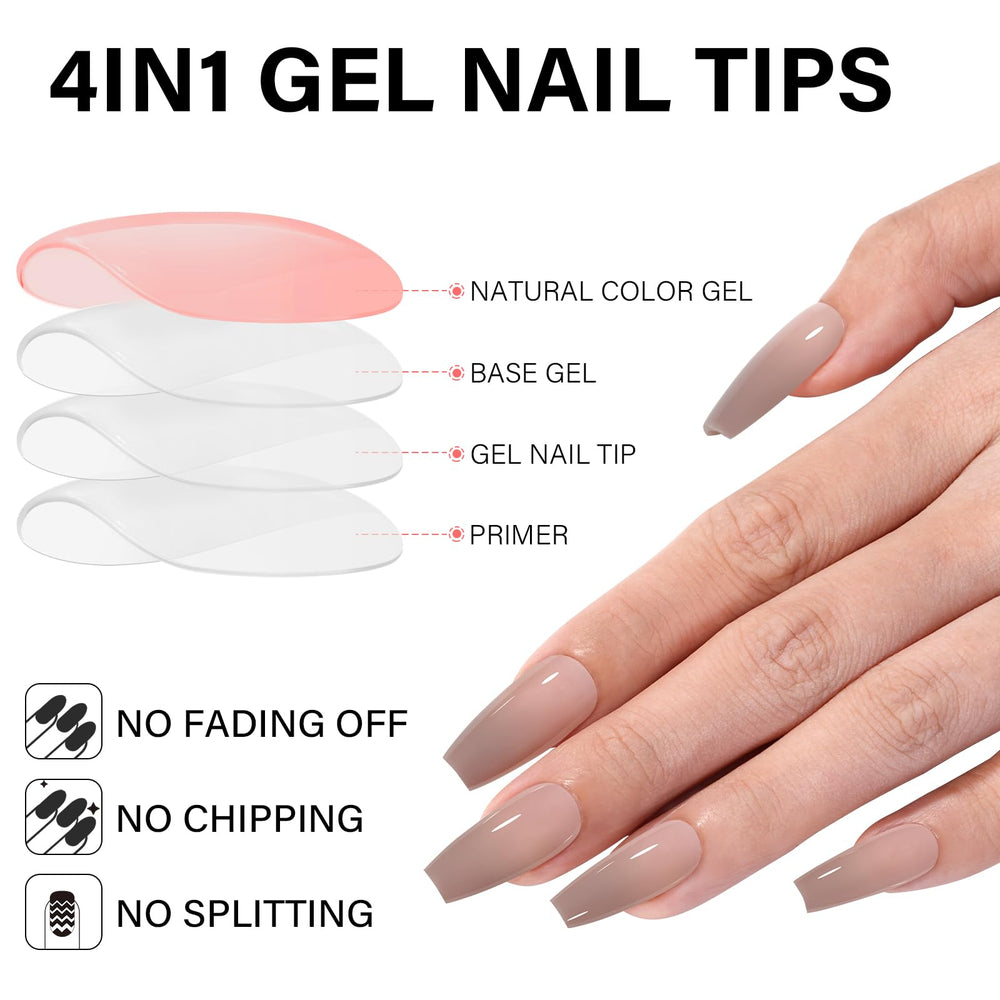 AILLSA RealFit gel tips show flexible material for comfort
