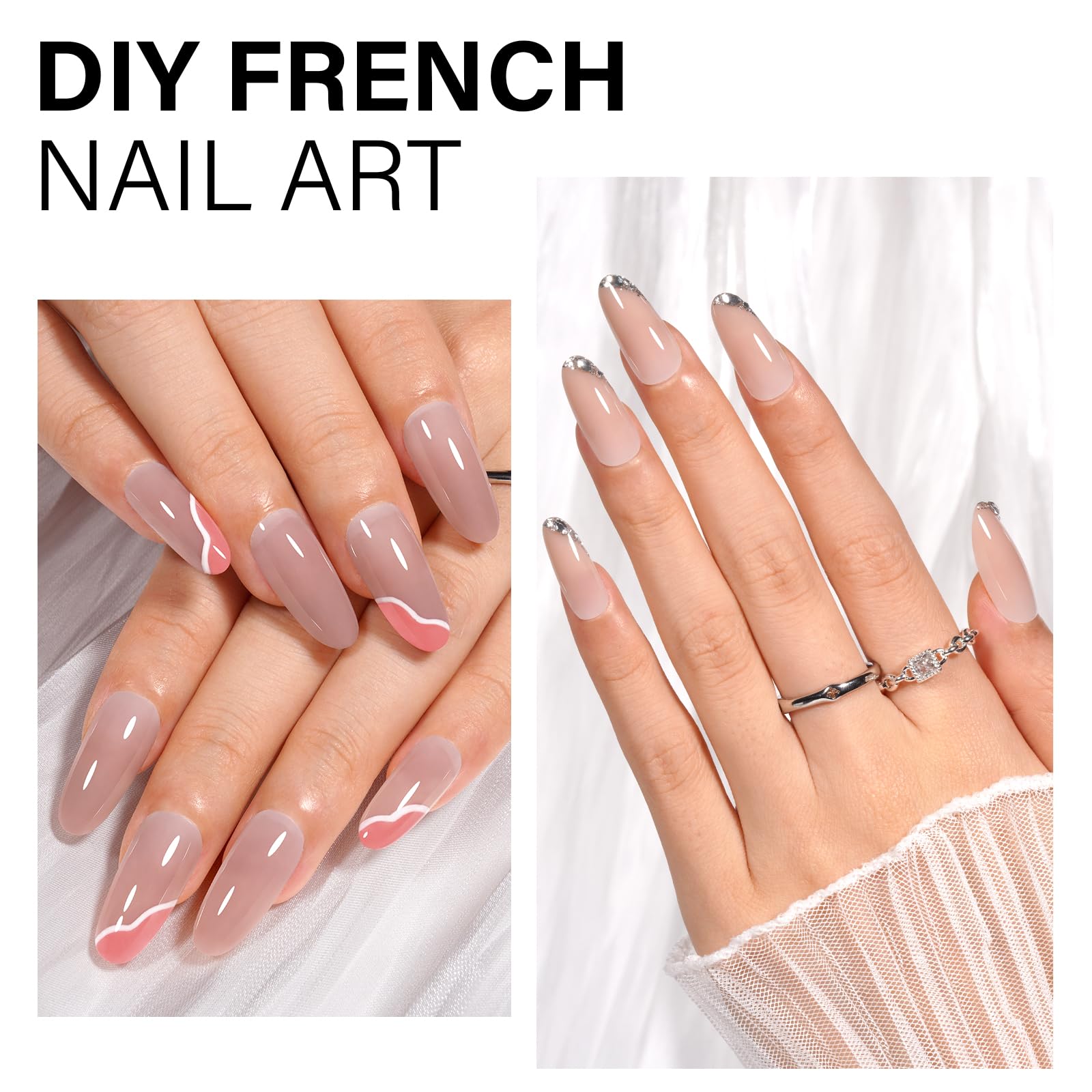 AILLSA tips with primer/applicator demonstration for easy, salon-like application.